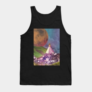 The Hilltop - Vintage Inspired Collage Illustration Tank Top